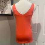 J.Crew Womens Sequined Tank Top S Coral Sleeveless Blouse V-Neck Career Club Photo 2