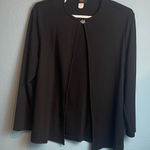 Eileen Fisher  Black Knit Top size M Photo 0