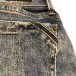 Buckle Black | Dark Wash Distressed Zipper Pocket Skinny Fit Jeans Size 25" Photo 6