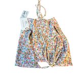 Nwt Resa Ditsy Floral Tie Back Mindy Tube Top Purple Size XS Photo 1