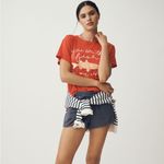 Anthropologie LETLUV for Graphic Tee NWT Size M You are the Fish to my Chips Photo 4