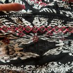 Soft Surroundings  large L flowy rayon top 3/4 bell sleeve detailed decoration Photo 7