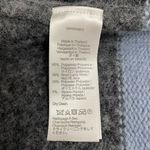 Madewell Rugby Stripe Polo Sweater Charcoal Gray & Blue Stripe Pullover Size XS Photo 6