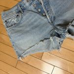 AGOLDE Parker Style Button Fly Denim Jean Shorts Size 30 Photo 3
