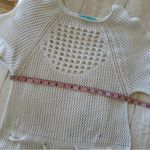 Melissa Odabash Brooke Crochet Knit Cotton Midi Dress Coverup White Size M Photo 6