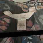 LC Lauren Conrad Lauren Conrad LC One Size Floral Black Sheer Women's Kimono Top Wrap Coverup Photo 2