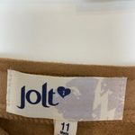 Jolt #123  camel vegan suede mini skirt Photo 7