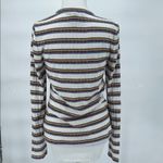 Veronica Beard  Jeans Striped Ribbed Knit Long Sleeve Top Size Small EUC Photo 2