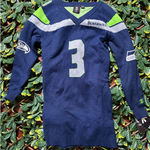 NFL Seattle Seahawks Russell Wilson Jersey Sweater Dress Size M NWT Photo 0
