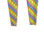 Goldsheep Checker Leggings Pastel Multicolor Size XXL Yellow Photo 3