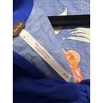 Free People Gemma Watercolor Floral Choker Neck Keyhole Tunic Mini Dress M NWT Photo 5