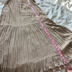Route 66  Clothing Taupe Tiered Maxi Skirt One Size Elastic Waist Boho Western Photo 10