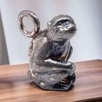 Vintage Women's Monkey 3D Sterling Silver Bracelet Charm Necklace Pendant Photo 0