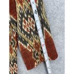 Jones Wear  Women's Tunic Blouse 3/4 Sleeve V Neck Batik Brown Size 14 Photo 5