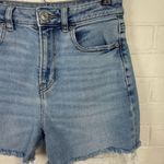 American Eagle Light Wash Mom Jean Shorts Size 2 Long Photo 4