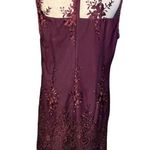Nanette Lepore NWT Nanette Lapore “Moody Treasures” Lace Topped Sheath Dress, Mulberry, 14 Photo 2