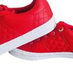 G by Guess Guess red faux leather quilted look sneakers ! Photo 0
