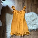 Lulus LULU’S At The Fairgrounds Orange Ruffled Mini Dress Photo 4