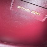 Michael Kors NWOT Two-Tone Wine Benning Satchel Photo 9