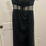 Mac Duggal  11665 Illusion Midriff Corset Off-The-Shoulder Dress Size 4 Photo 0