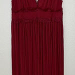 ASOS NWOT  Premium Lace insert Pleated Maxi Dress, Size 14 Photo 0