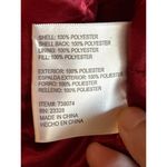 Kristen Black Jacket Small Red Trench Coat Pockets Cozycore Photo 7