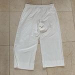 Drew  NWT $165 Cropped Trousers Sz L Elastic Band Photo 4