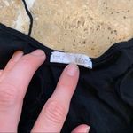 ZARA  B W Collection Embroidered Tank Black S Cutout Embroidery Photo 8