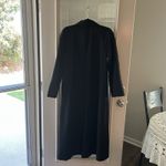 Sanyo Women’s Trench Coat 8 Petite Wool Blend Goth Black Photo 1