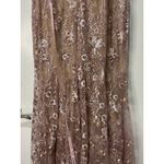 Mac Duggal Pink Floral Embellished Sleeveless Plunge Neck Gown Size 14 NWT 67481 Photo 12