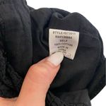 A.Peach Eyelet Crop Top With Ruffle Flounce Detail & Adjustable Straps Photo 7