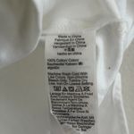 Madewell  Denim Short Sleeve Shirt in White, Size Large Photo 8