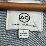 AG Adriano Goldschmied The Raleigh Denim Jumpsuit Size Large Blue Long Sleeve Photo 3