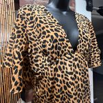 Nasty Gal Abstract Spot Print Angel Sleeve Midi Dress Size 8 Photo 5