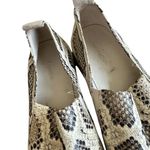 Vince Saxon 2 Slip On Sneakers Flats Snakeskin Python Leather Size 7 Women's Photo 4