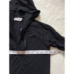 Athleta Inner Twist Wrap Pullover Hooded Athletic Top XS Black Photo 6