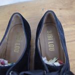 Ladies' Black Velvet Leather Lined Oxfords By Bibi Lou EU 38 Size 7 Photo 7