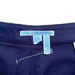 Draper James NWOT  Navy Scallop Hem Shorts Photo 1