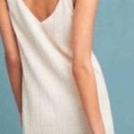 Anthropologie Meadow Rue by Pleated Cream Dress, Size 0 Photo 1