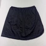 Vanity Fair Vintage Lingerie Black Nylon Half Slip Size Medium USA Made Photo 0