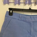 J.Crew women’s pale blue scalloped linen blend short shorts lightweight casual 6 Photo 1