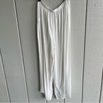 Nap Loungewear Cropped Cupro Sleep Pants White Size S Photo 4
