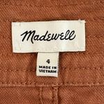 Madewell  Button-Front Brown A-Line Skirt Photo 5