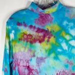 kim rogers Falling in‎ Love  Large Top Handmade Tie Dye Blue Purple Yellow 550 Photo 5