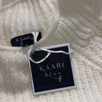 Kaari Blue  women’s size XL ivory pullover sweater long sleeve semi sheer new Photo 10