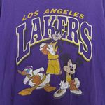 Men’s Los Angeles Lakers Junk Food Purple Disney Mickey Squad T Photo 4