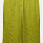 ZARA ZW COLLECTION WRINKLED SATIN EFFECT 2 pieces set BLOUSE&pants M/L Photo 6