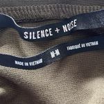 Silence + Noise  Olive Open-Back‎ Tie Mini Dress M NWOT Y2K Trendy Photo 5