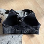 Athleta  Phenomena Adjustable Racer Back Sports‎ Bra 36C High Impact Black Marble Photo 1