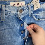 AMO Loverboy in indigo Adobe ribbon high rise ankle length jeans size 26 Blue Photo 6